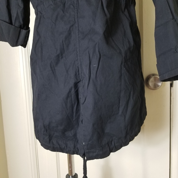 A NEW DAY S black drawstring waist and hem roll tab polyester jacket - Picture 5 of 5